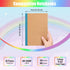 EOOUT 26 Pack A5 Kraft Notebooks, Composition Notebooks, Lined Journals Bulk with Rainbow Spines, 10 Colors, 60 Pages Lined Paper for Kids, Women ...