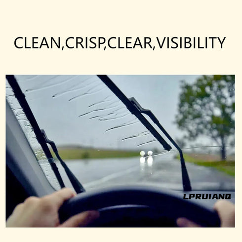OEM Quality 22 "+ 22" Quality all-weather durable stable quiet wiper blades + Suitable for all weather (2 blades) (24+18)...