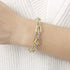 UNY JEWEL Luxury Fusion Twisted Cable Link Chain Bracelet for Women Shinny Designer Dupes Statement Jewelry Two Tone Gold Wire Link...