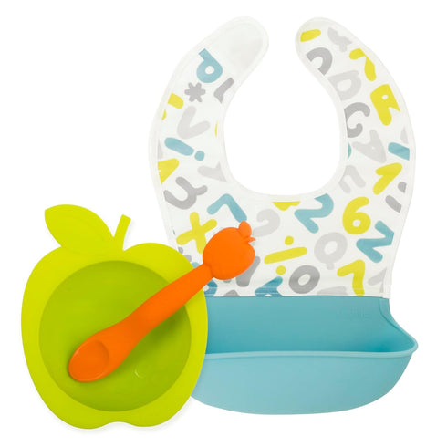 SILIBOWL + Spoon Set by Kushies Cute Silicone Bowl with Suction and Spoon Set for Babies, Toddlers and Kids, Non Slip, Dishwasher, Microwave, Free...