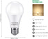12V LED Light Bulb 60Watt Equivalen E26 7W 630Lm 12 Volt Low Voltage Lights AC/DC 11-18V A19-12volt RV Marine Boat Landscape Lighting- 6 Pack(2700...