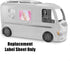 Replacement Labels for Barbie Doll Dream-Camper Playset - FBR34 ~ Replacement Camper Stickers ~ Set A...