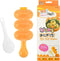 Rice Ball Mold,Rice Ball Shaker, Ball Shaped Kitchen Tools DIY Lunch, Maker Mould Food Decor for Kids, Mold With a Mini Rice Scoop?yellow?…...