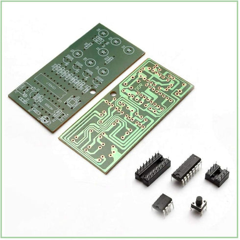 2Sets Electronic Dice Board Kit LED Circuit DIY Kit Student Electronic Learning...