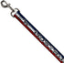 Buckle-Down Pet Leash - Mustang/Text w/Tri-Bar Stripe - 4 Feet Long - 1.5" Wide...