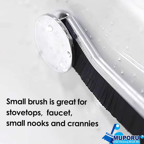 Hard Bristle Crevice Cleaning Brush, Crevice Cleaning Brush, 2023 New Hard-Bristled Cleaning Brushes for Household Use, Gap Small Stiff Bristle Cr...