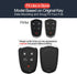 2pcs Compatible with Cadillac ATS CT6 CTS Escalade ESV SRX XT5 XTS XT4 XT6 CT4 Smart 5 Buttons Black Key Fob Cover Case Key Chain Protector Keyles...