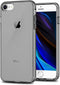 TENOC Phone Case Compatible with iPhone SE (2nd 2020 and 3rd 2022 Generation) & iPhone 7 & iPhone 8, Gray Case Clear Shockproof Protective Bumper ...