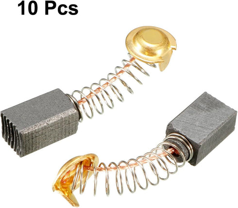 uxcell 10Pcs Carbon Brushes,for Electric Motor,13mmx7.5mmx6.5mm,Power Tool,Rotary Hammer,Drill,Circular Saw,Cut-Off Saw,...