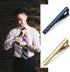 MOZETO Tie Clips for Men, Black Gold Blue Silver Tie Bar Set for Regular Ties, Luxury Box Gift Ideas...