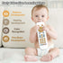 Baby TV Remote Control Toy with Music Sound and Light, Toddler Realistic Play TV Remote Toys Early Educational Learning Toy with 3 Language Musica...