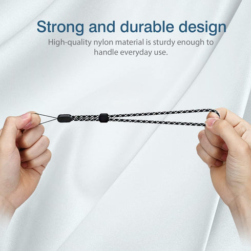 Hand Wrist Strap Lanyard, 6 Pack 8inch Adjustable Nylon Wristlet Straps Keychain String for Cell Phone Case Holder, AirPods Pro 2 2022, Camera, Ke...