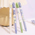 4 Pcs Gel Ink Pens Flower Retractable Pens 0.5mm Black Ink Gel Pens Women Girls Cute Aesthetic Pens Office School Pens (Flower-7)...