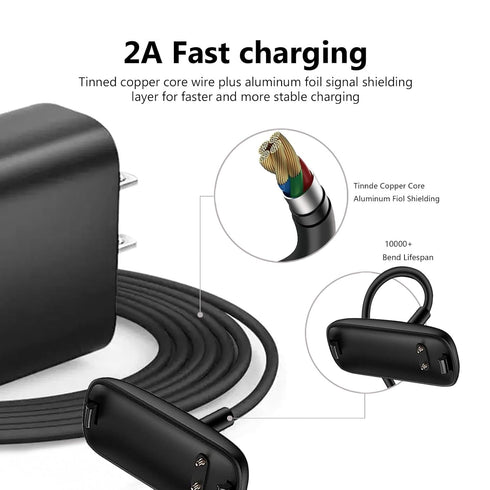 Fast Wall Charger for Fitbit Inspire 3 Replacement USB Charging Cable Cord for Fitbit Inspire 3 Smartwatch Charger Dock USB Cable Cord......