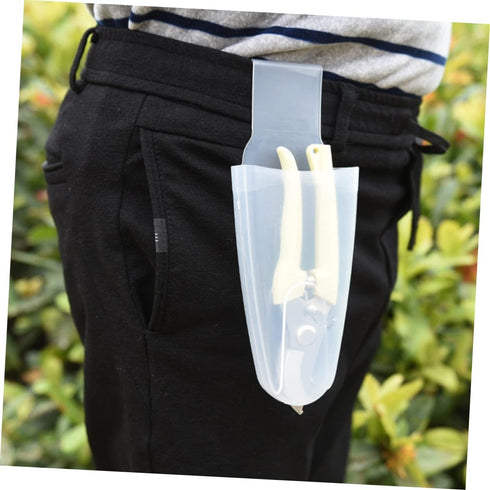 4Pcs Box Garden Scissors Waist Box pruning shears pouch hand pruner holder clip scythe tool hand pruners bag waist picking holder pliers pouch por...