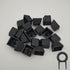 OEM Profile Blank Black Keycaps PBT Material 1U R4 Keycap for MX switches Mechanical Keyboard (Black, 20pcs)...