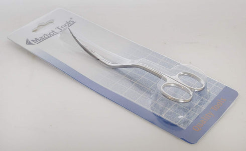 6 Inch Bent Handle Curved Embroidery Scissors---Perfect for Machine Embroidery...