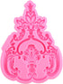Baroque Silicone Molds Curlicues Scroll Lace Fondant Mold Scroll Relief Flower Candy Mold Filigree Mold 3D Sculpted For DIY Cake Decorating Cupcak...
