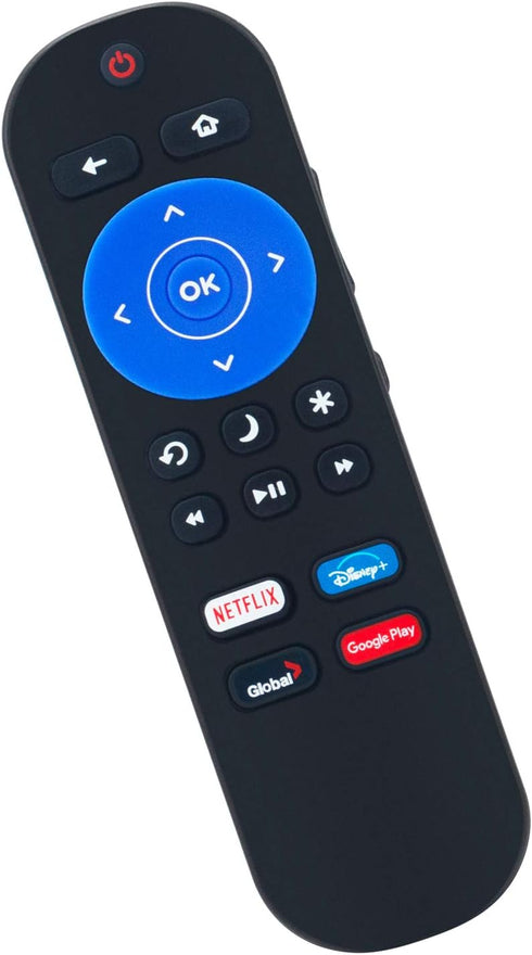 Replacement Remote Control Applicable for Hisense Roku TV 55R8F 43R6090G 65R8F 43H4030F1 50R7E 32H4F H6570G 75H8G 65R6090G 58R6E 55R6E3 50R6E3 50R...
