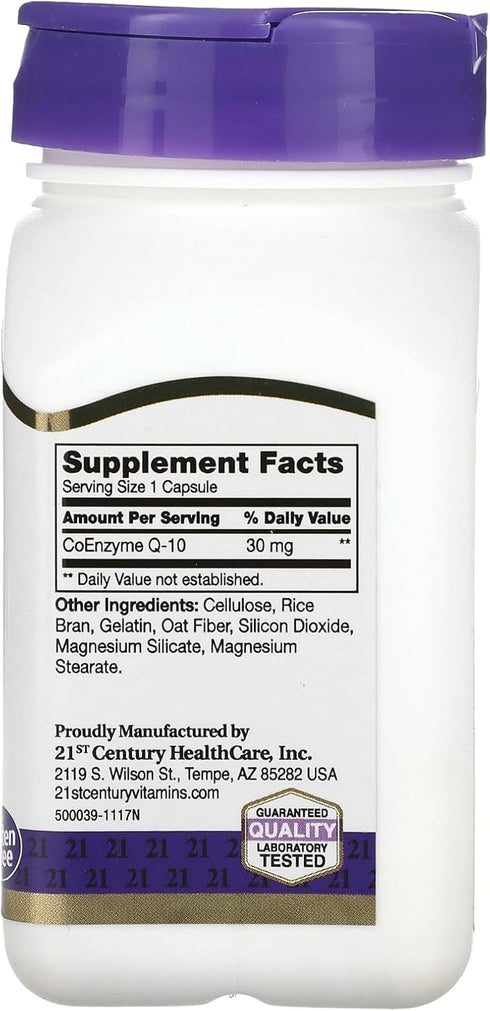 21st Century Co Q10 30 mg Capsules, 45 Count (21341)...