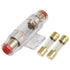 X AUTOHAUX 4 6 8 Gauge AWG Inline Fuse Holder with 50A AGU Fuses for Car Audio System...