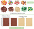 General Jim's Bright Colorful Vegetable Garden Plot Building Block Toy Playset 165 Pc 6 Section Modular Building Block Vegetable Garden Plot Set f...