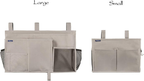 Surblue Bedside Caddy Hanging Bed Organizer Storage Bag Pocket for Bunk and Hospital Beds, College Dorm Rooms Baby Bed Rails, Camp 4 Pockets and 2...