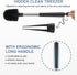 SetSail Toilet Brush and Holder, Automatic Toilet Bowl Brushes for Bathroom Ventilated Toilet Brush for Toilet Scrubber Cleaning-Black...