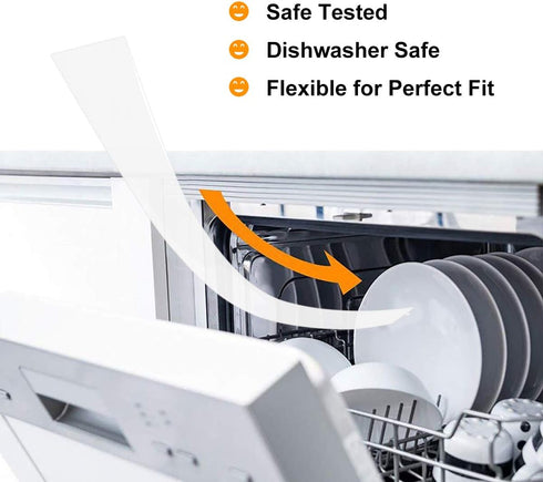 Stove Gap Covers Kitchen Counter Gap Covers with Heat Resistant Wide & Long Gap Filler Used for Protect Gap Filler Sealing Spills in Kitchen Counter, Stovetops, 2 Pack, Semi-clear, 21 Inch