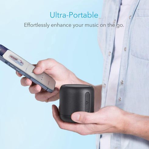Anker Soundcore Mini, Super-Portable Bluetooth Speaker with FM Radio, 15-Hour Playtime, 66 ft Bluetooth Range, Enhanced Bass, Noise-Cancelling Mic...