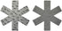 6 Piece Pot & Pan Protectors - Anti Slip Dividers, Separator to Prevent Scratching, Grey (Medium Size/13.78 Inch)...