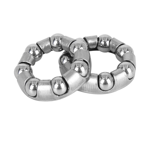 X AUTOHAUX 4pcs 25mm x 7 Ball Bearing Cages Crank Bearings Rear Wheel Bearing Retainer for Bicycle...