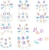 100 pcs Cute Paper Clips, BOSOIRSOU Metal Bookmark Folder Pin Memo Clamp Planner Clip for Pagination Organize Document Organizing Office Supplies ...