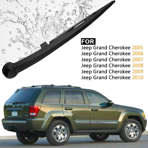 AUTOBOO Rear Wiper Blade Arm Replacement for Jeep Grand Cherokee 2005 2006 2007 2008 2009 2010 With 14 inch Rear Wiper Blade -Original Factory Qua...