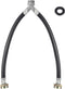 Dreyoo Rubber Washing Machine Y Hose, 3/4 Inch Brass Fittings, 1 ft (12 Inch) Length Hot and Cold Water Supply Y Mixer Hose Connector for Washing ...