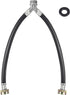 Dreyoo Rubber Washing Machine Y Hose, 3/4 Inch Brass Fittings, 1 ft (12 Inch) Length Hot and Cold Water Supply Y Mixer Hose Connector for Washing ...