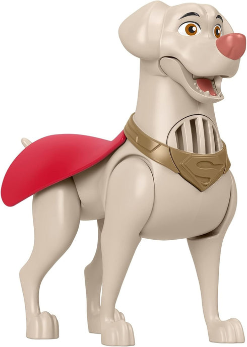 Fisher-Price DC League of Super-Pets Preschool Toy Talking Krypto Poseable Figure with Sounds & Phrases for Pretend Play Kids Ages 3+ Years...
