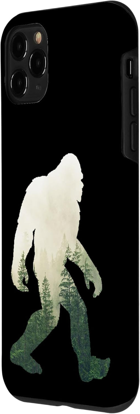 iPhone 11 Pro Bigfoot Figure Sasquatch Yeti Nature Double Exposure Case...