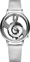 Unique Watch Musical Note Hollow Stainless Steel Mesh Strap Quartz Unisex Fashion Wrist Watch...