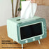 SGVAHY Tissue Box Holder Retro TV Tissue Box Cover Cute and Practical Cell Phone Holder Tampon Holder for Bathroom Kitchen Bedroom Dressers Desks ...