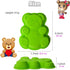 3D Bear Mousse Cake Mold Set, Approx. 8.5 Inch Cake Baking Mold - Novelty Silicone Cake Pan for Kids, Nonstick Bakeware, 8.46 x 6.89 x 0.98 Inches...
