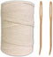 Weaving Thread with Weaving Needles Bundle - Cotton Thread Rug Yarn - Lap Loom warp Thread - Cricket Loom Weaving Shuttle - Hilo para tejer a Croc...