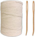 Weaving Thread with Weaving Needles Bundle - Cotton Thread Rug Yarn - Lap Loom warp Thread - Cricket Loom Weaving Shuttle - Hilo para tejer a Croc...