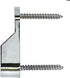 Oval Closet Rod End Supports | Screw on Type | 15mm x 30mm | Polished Chrome | 2 Pack...