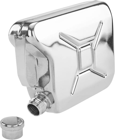 Fairly Odd Novelties Gas Can Flask, 4oz Funny Retro Novelty Drink Holder Gag Gift, 4 oz, Silver...