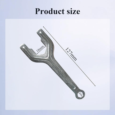 MHU38218908 Refrigerator Spanner Wrench, Fit for LG Kenmore Brand, Floor-Standing French Fridge Door Leveling Tool, Adjust Fridge Height of Door, ...