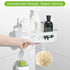 LUXEAR Corner Shower Caddy Suction Cup No-Drilling Removable Shower Caddy Basket Powerful Suction Bathroom Shower Shelf Waterproof & Rustproof Org...