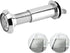 Door Viewer Peephole, Zinc Alloy Safety Security Front Doors Viewer Peep Holes 220 Degree Rotating Heavy Duty Privacy Cover Wide Viewing Angle for...