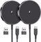 Magnetic Wireless Charger iPhone 15W Fast Apple Mag Safe Charger for iPhone 15/14/13/12 Series 2 Pack 5ft Cable Wireless Charging Pad for AirPods ...