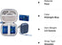 Digital Camera Case for Sony W800/S, DSCW830; Canon PowerShot ELPH180, ELPH 190, 350 HS, 310 360; Kodak PIXPRO Friendly Zoom FZ43, FZ53-BL; Nikon ...